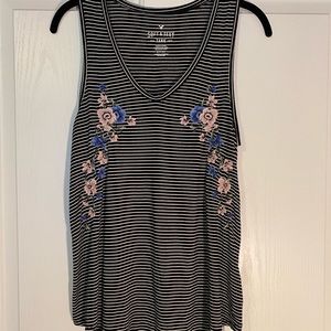 American Eagle embroidered tank